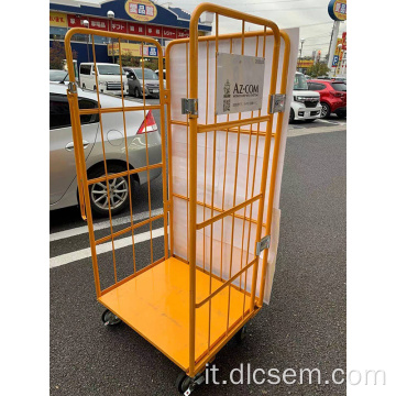 Carrello a gabbia di magazzino logistico